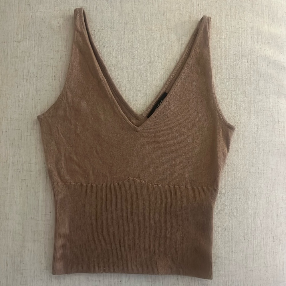 Guess cropped knit tank